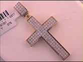 1 1/2CTW-DIA CROSS PENDANT